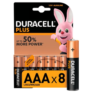 Duracell Plus AAA 8 Pack