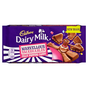 Cadbury Marvellous Creations Jelly Popping Candy Chocolate Bar 180G