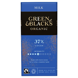 Green & Blacks Organic Milk Chocolate 90G