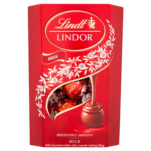 Lindt Lindor Milk Chocolate Truffles Carton 200G