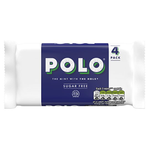 Polo Sugar Free Tube Multipack 4 X 33.4g