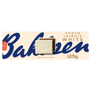 Bahlsen Choco Leibniz White Biscuits 125G