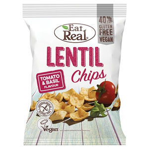 Eat Real Hummus Chips Tomato & Basil 135G