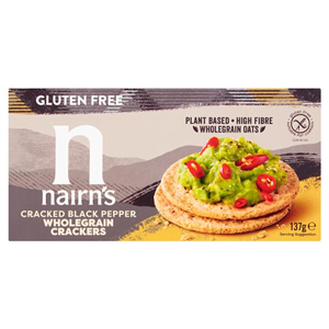 Nairns Gluten Free Pepper Crackers 137G