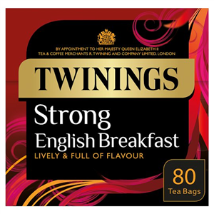 Twinings Strong English Breakfast 80 Tea Bags 250G