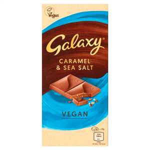 Galaxy Vegan Caramel & Sea Salt Bar 100G