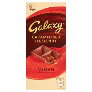 Galaxy Vegan Caramelised Hazelnut Bar 100G