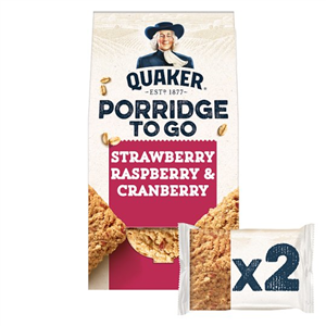 Quaker Porridge To Go Mixed Berries 2X55g