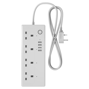 Calex Smart Extension Lead 4 Plus 4 Usb