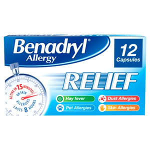 Benadryl Allergy Relief 12S