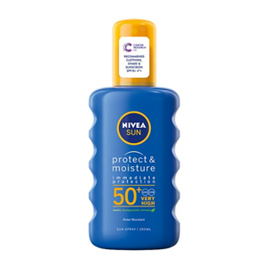 Nivea Moisturising Sun Spray F50+ 200Ml