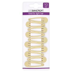 Leo Bancroft Curl Clips Light Hair 10 Pack