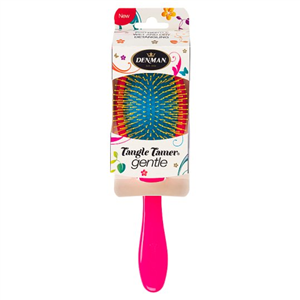 Denman Tangle Tamer Pink Hair Styling Brush