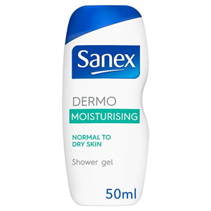 Sanex Moisturising Travel Shower Gel 50Ml