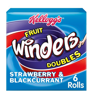 Kellogg's Duo Fruit Winders Strawberry & Blackcurrant 102G