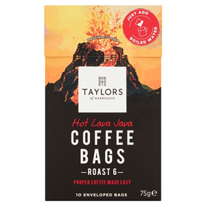 Taylors 10 Hot Lava Java Coffee Bags 75G