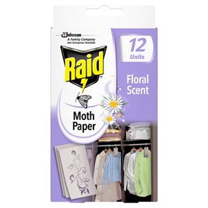 Johnson Raid Moth Paper 12 Pack