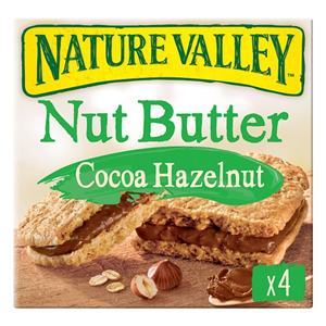 Nature Valley Nut Butter Biscuits Cocoa Hazelnut 4 Pack 152G