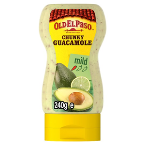 Old El Paso Squeezy Chunky Guacamole 240G