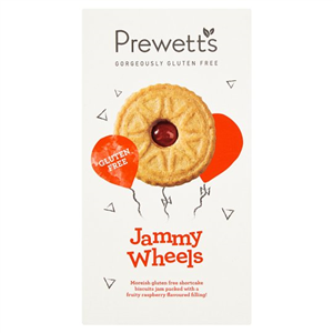 Prewetts Gluten Free Jammy Wheel 160G