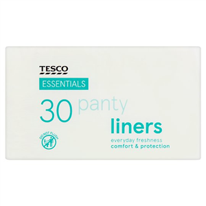 Tesco Essentials Panty Liners 30 Pack