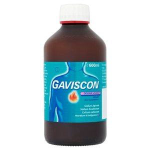 Gaviscon Aniseed Heartburn Liquid 600Ml