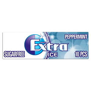 Extra Ice Peppermint Gum 10 Pieces