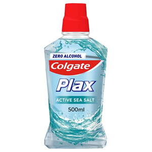 Colgate Plax Active Sea Salt Mouthwash 500Ml