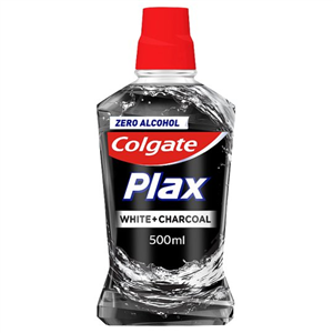 Colgate Plax White & Charcoal Mouthwash 500Ml