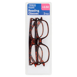 Tesco Reading Glasses Twin Pack 3.5