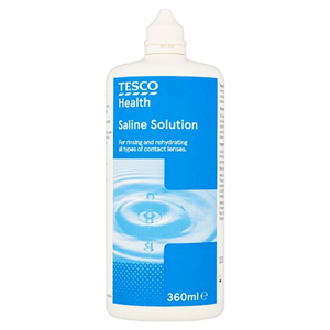 Tesco Saline Solution 360Ml