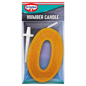 Dr. Oetker Number 0 Candle