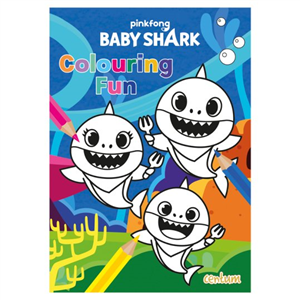 Baby Shark Colouring Book