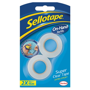 Sellotape On Hand Dispenser Refill Pack