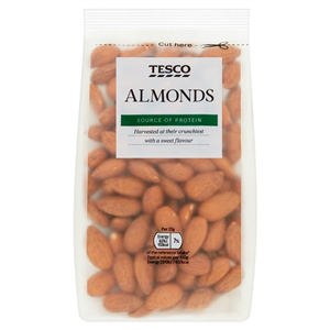 Tesco Whole Food Sweet Almonds 250g