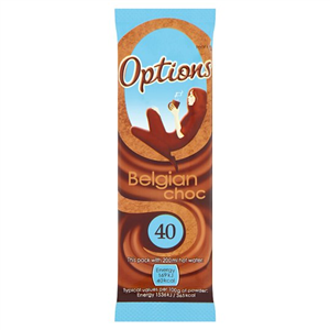 Options Instant Belgian Chocolate Sachet 11G