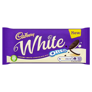 Cadbury Oreo White Chocolate Tablet 120g