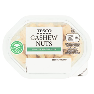 Tesco Cashew Nuts Snack Pack 60G