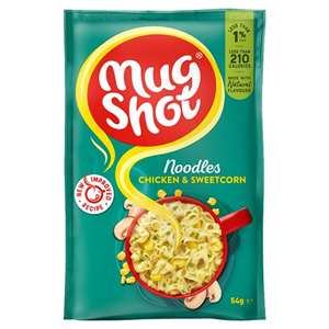 Mugshot Chicken & Sweetcorn Noodles 54G