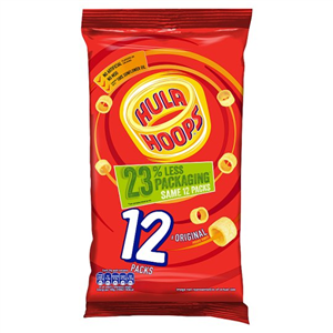 Hula Hoops Original Crisps Mutlipack 12X24g