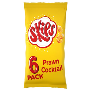 Kp Skips Prawn Cocktail Crisps 6 X 13.1g