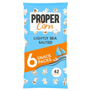 Propercorn Lightly Sea Salt Popcorn 6X10g