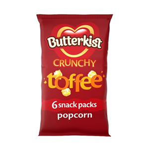 Butterkist Toffee Popcorn 6X20g