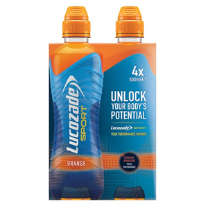 Lucozade Sport Orange 4X500ml