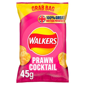 Walkers Prawn Cocktail Crisps 45g