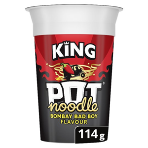 Pot Noodle King Bombay Bad Boy 114g