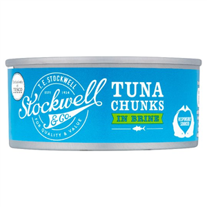 Stockwell & Co Tuna Chunks In Brine 145g