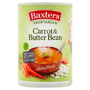 Baxters Vegetarian Carrot & Butter Bean Soup 400g