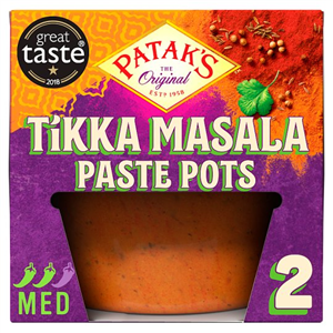 Pataks Tikka Masala Paste Pots 2X70g